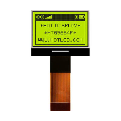 96X64 grafisch RADERTJE LCD ST7549 | FSTN + Vertoning met WITTE Backlight/HTG9664F