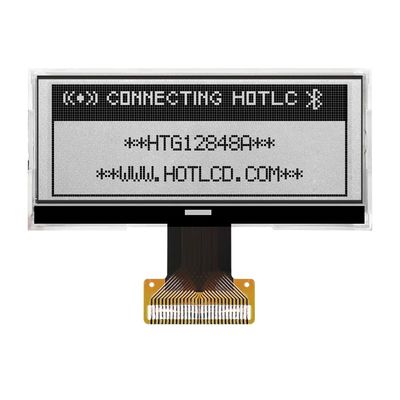 128X48 grafisch RADERTJE LCD st7565r-g | STN+ vertoning met Witte Zijbacklight/htg12848a
