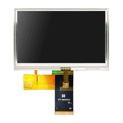 LCD SPI MCU van de 4,3 Duim Weerstand biedend Breed Temperatuur Leesbaar Zonlicht