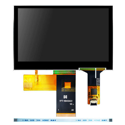4,3 de Duim de Temperatuurlcd van 480x272 TFT LCD Modulie Brede Monitor van Vertoningspcap