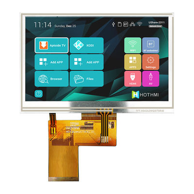 4,3-inch resistief aanraakscherm Tft Lcd 480x272 Ips Lcd-monitoren Tft Lcd-scherm Fabrikant