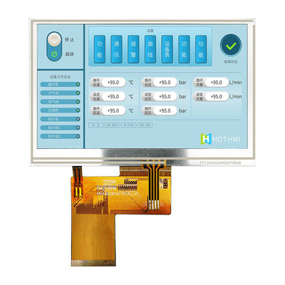 4,3-inch resistief aanraakscherm Tft Lcd 480x272 Ips Lcd-monitoren Tft Lcd-scherm Fabrikant