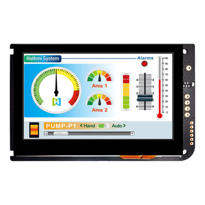 4,3 Vertoning van het Touche screentft lcd 800x480 van Duimuart de Capacitieve MET LCD CONTROLEMECHANISMEraad